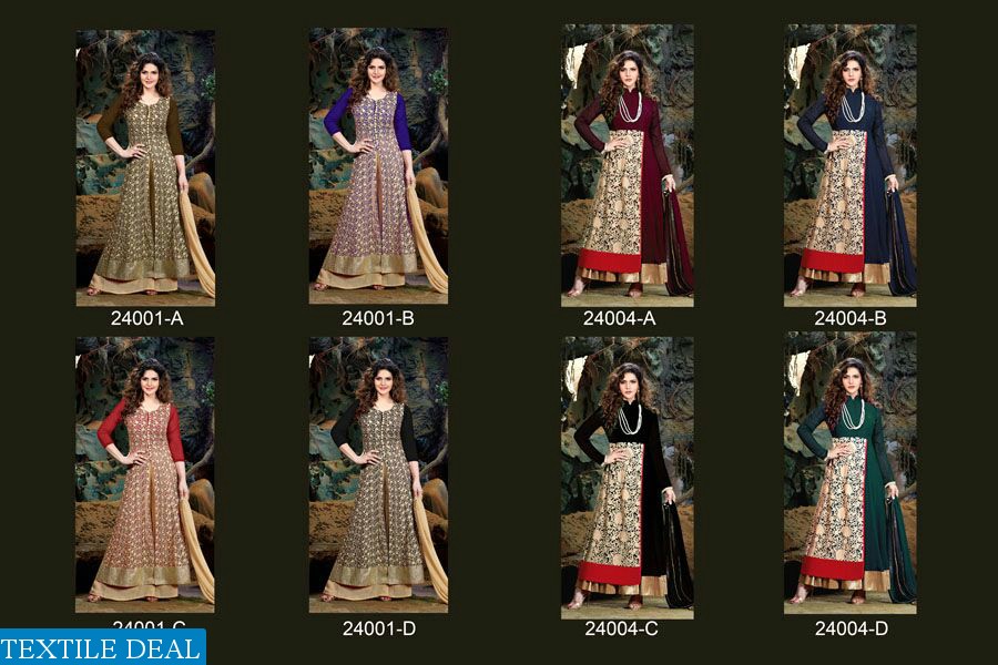 Sf Roles Vol-3 24001 Colors With Zarin Khan party wear Suits